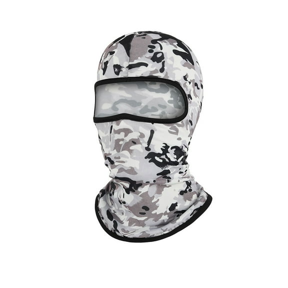 Luxalzxs Balaclava Ski Mask Head Mask Full Face Mask Camouflage Windproof Face Cover Sun UV Protection Scarf Men Women Outdoor Sport Cycling Cap