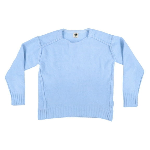 Free People Women's Dolman Sweater Defined Seam Angel Falls Top Blue Medium New