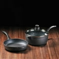 thumbnail image 3 of Swiss Diamond Nonstick Aluminum 3-Piece Cookware Set - Fry Pan, Saute Pan & Lid, 3 of 6