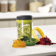 thumbnail image 5 of Rebanadora de verduras - Máquina para hacer fideos de calabacín de mano ajustable con contenedor, talla única Namotu CPB-DE-LYY2258, 5 of 5