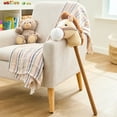 thumbnail image 3 of Kid Connection Plush Riding Stick Horse, Brown, Ages 3+, Toddler Toys, 3 of 7