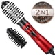 thumbnail image 1 of Hot Air Brush Hair Dryer Styler, 3 in 1 Ceramic Tool for Straightening and Curling, Frizz Control, 1 of 4