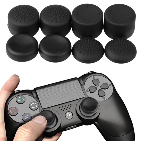 8-pack Controller Gamepad Raised Antislip Thumb Stick Grips Thumbsticks Joystick Cap Cover for PS4, Xbox one