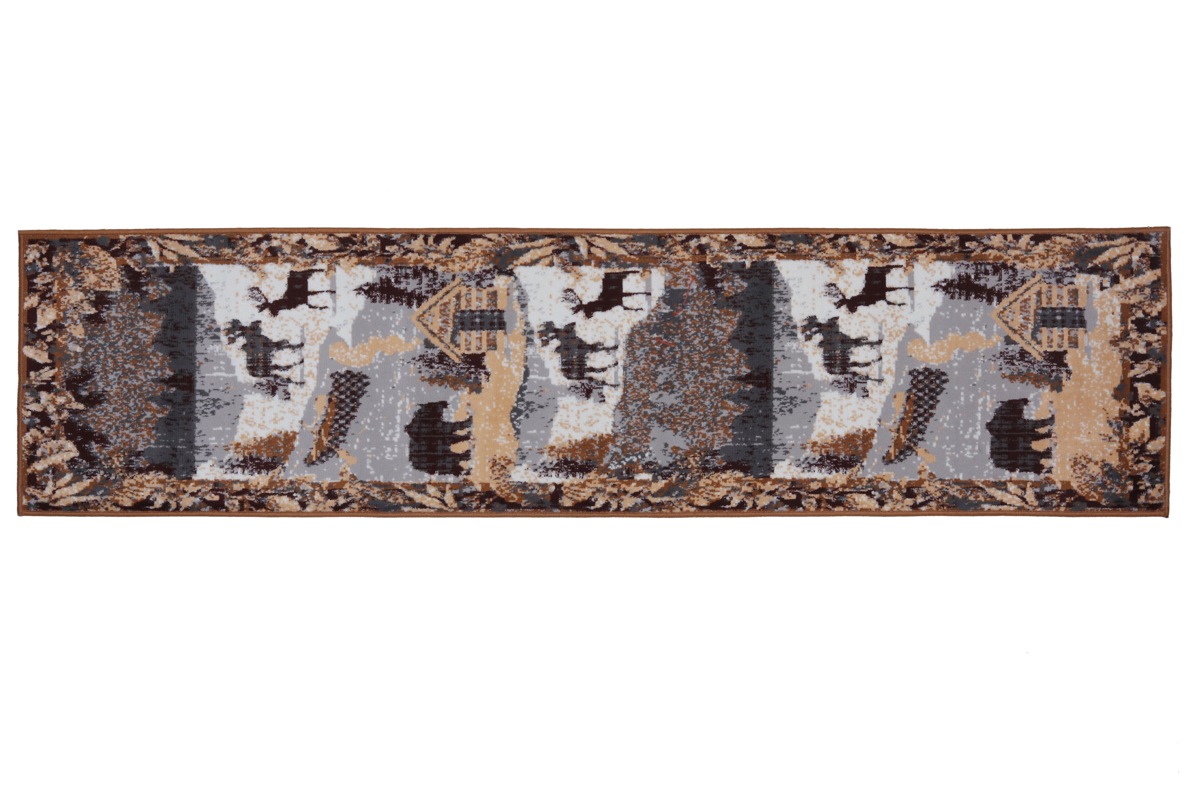 Furnish My Place Cabin Runner Rug 2 ft. x 8 ft., Multicolor, Lodge