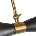 thumbnail image 4 of Gild Design House Calvin un Applique en Métal Armé Noir et Laiton, 4 of 13