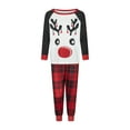 thumbnail image 2 of DuAnyozu Christmas Pajamas for Family with Print Top and Pants Jammies Sleepwear Matching PJ's Sets, 2 of 10