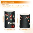 thumbnail image 6 of Yayeee Flameless Candles with Remote Flickering Battery Operated Multi Color Changing, Black Christmas Light, 6 of 7
