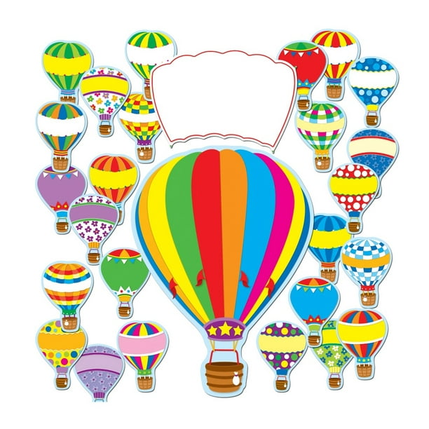 Hot Air Balloons Bulletin Board Set