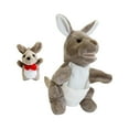 thumbnail image 1 of TISHITA Marionnette à Main Animale Jouets en Peluche pour Garçons Filles Spectacle sur Scène Nœud Papillon Rouge, 1 of 8