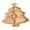 A-Christmas Tree, variant on Halloween Ghost Shaped Wooden Cutting Board, 10.24in Holiday Kitchen Tray for Party Serving and Decoration