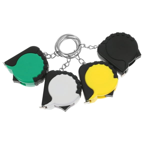 PAMINGONO Small Tape Measure Tool Compact Design Black 4pcs