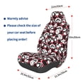 thumbnail image 3 of Fuzoiu French Bulldog1 Print Elastic Car Seat Covers, Seat Cover Protector,Universal Fit Interior Covers for Most Cars,Washable Seat Cover Non Slip for SUV,Sedan,Van, 3 of 5