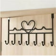 thumbnail image 5 of Over The Door Hooks, Over The Door Towel Rack Coat Rack Hanger with 7 Hooks, Metal Hanging Organizer, Over The Door Hooks Holder for Clothes Coat Hat Towel Key Ued for Home Office Kitchen, 5 of 7