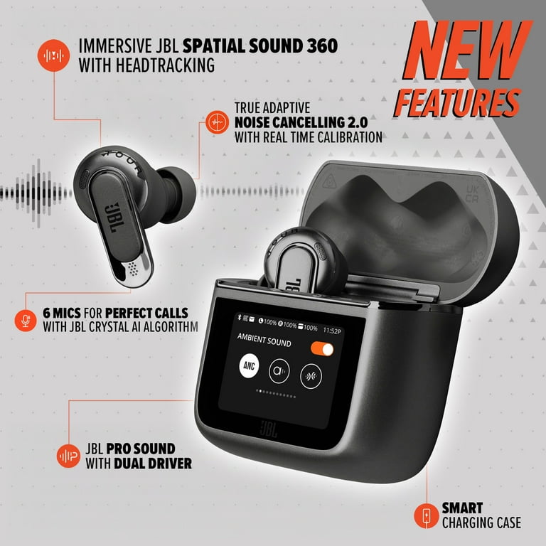 JBL Tour Pro 3 - True Wireless Noise Cancelling earbuds with