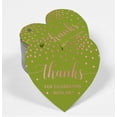 thumbnail image 2 of Inkdotpot Rose Gold Foil Paper Hang Tags Thanks For Celebrating With Me Birthday Favor Tags 100 Pieces, 2 of 6