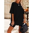 thumbnail image 5 of Women's Oversized T Shirts Tees Half Sleeve Crew Neck, 5 of 6