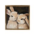 thumbnail image 1 of Diconna Easter Picture Frame Cute Bunny Pattern Photo Decorative Square Postcard Frame Table Ornaments, 1 of 9