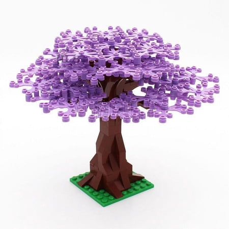 Big Tree Building Sets Block Toys Rainforest Garden Park Trees and Plants Flowers Classic Botanical Accessories Bricks for Kids Compatible Major Brands