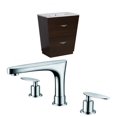 thumbnail image 1 of 21-in. W Floor Mount Wenge Vanity Set For 3H8-in. Drilling  AI-8996, 1 of 9