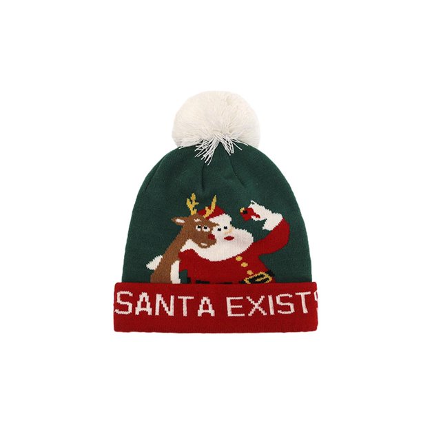 Sombrero para niño regalo grueso para festival de dibujos Selfie de Navidad Zulema Sombrero de invierno para niños