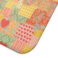 thumbnail image 5 of Pioneer Flower Floral Print Pattern Kitchen Dish Drying Mat 1 Pack, Ultra Absorbent Microfiber Drainer Mat, 16"x18", 5 of 6