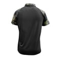 thumbnail image 4 of Havenx Mens American Flag Camo Polo Shirts Short Sleeve Camo Polo Shirt Button Lapel Golf Polos T-Shirts 250 Years Of Freedom Patriotic Fashion Causal Tee,Black L, 4 of 4