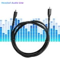thumbnail image 4 of Cable de audio de auriculares, funciones durante dura tiempo functionando pleno práctico para interiores, 4 of 7