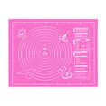 thumbnail image 1 of Tapete para hornear extragrande con medidas Tapete para hornear EVA antiadherente para amasar Tapete antideslizante EVA para encimera de cocina (fondo fucsia con letras blancas)., 1 of 3