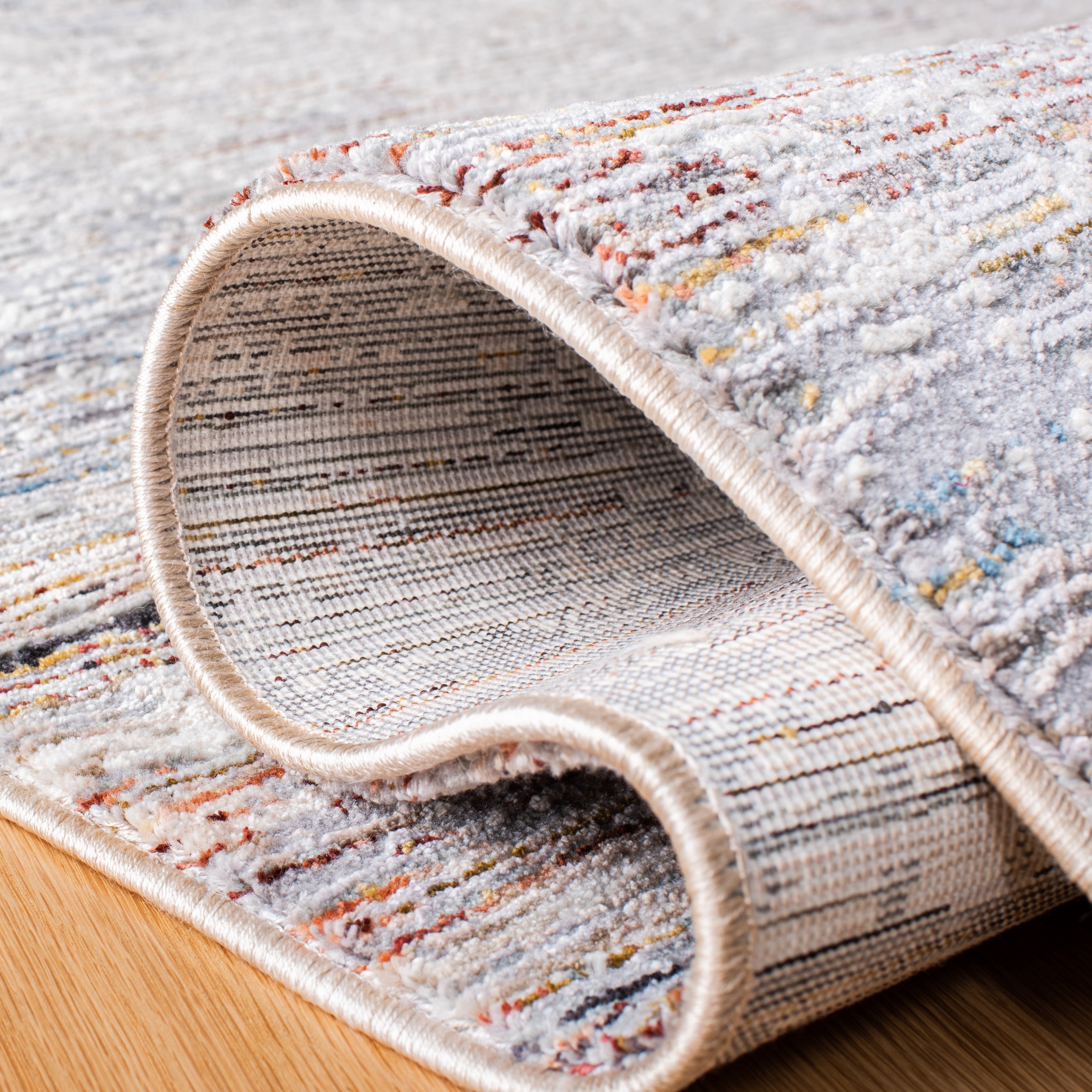 SAFAVIEH Limitee Taryn Oriental Area Rug, Grey/Beige, 9' x 12'