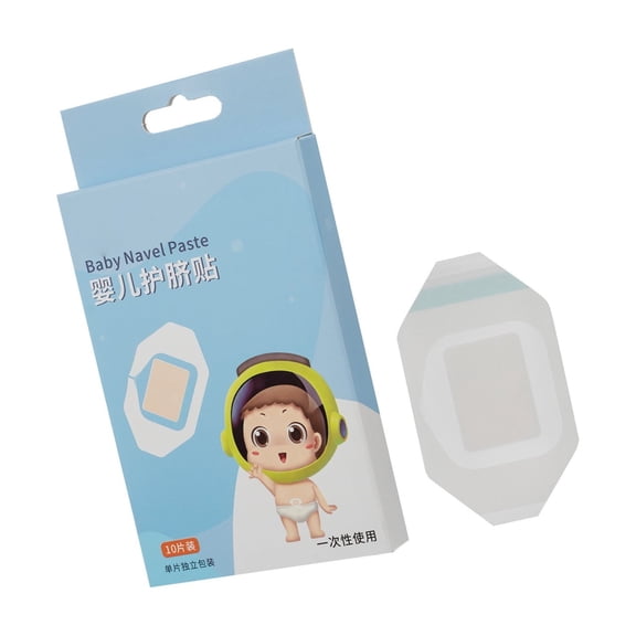 Set of 10 Pieces Infant Safe Belly Button Protectors Waterproof Breathable Navel Guard Patches Comfortable Design