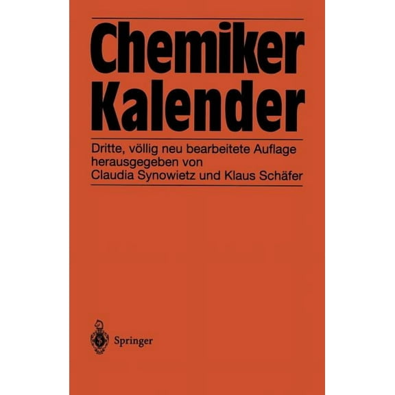 Chemiker-Kalender, (Paperback)