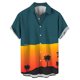 thumbnail image 1 of Camisas s Para Hombre Slim Fit Camisa hawaiana con estampado informal de playa de verano para hombre Camisa de playa de vacaciones para hombre (P, XL), 1 of 2