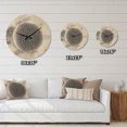 thumbnail image 4 of Designart 'Pencil Sketched Microphone' Modern Wood Wall Clock, 4 of 5