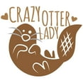 thumbnail image 3 of CafePress - Crazy Otter Lady Pajamas - Women's Dark Pajamas, 3 of 4