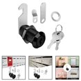 thumbnail image 4 of Black mailbox lock cam lock glass lock drawer lock for moisture proof box lock, 4 of 8