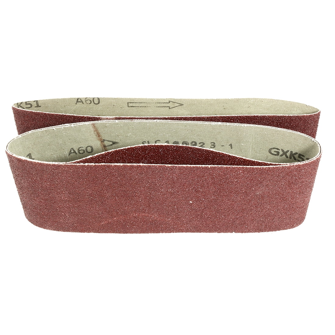 Uxcell 3" x 21" 60 Grit Lapped Joint Aluminum Oxide Sanding Belts 3 Pack