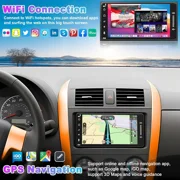 Gsuatey for Toyota Sequoia 2001-2007 Car Radio with Wireless Carplay/Android Auto, 7 Inch Android 13 IPS Touch Screen Car Stereo, Bluetooth, GPS Navi, WiFi, SWC + Backup Camera