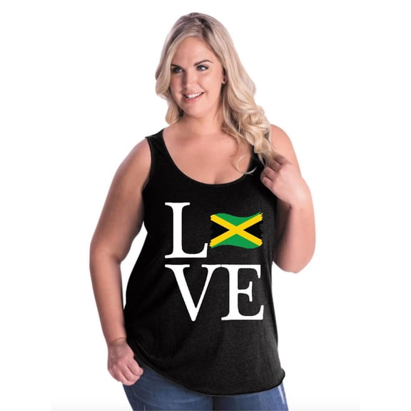 NIB - Women's Plus Size Tank Top - Jamaica
