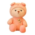 thumbnail image 1 of Lindos juguetes de peluche de animales, almohada suave, juguete decorativo para el hogar que acompaña al sueño para niños. Cerdo de 25 cm, 1 of 9