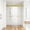 Brushed Gold, variant on For 56-60 inches *76 inches Frameless Double Sliding Shower Door , 3/8 inches (10mm) Thick SGCC Tempered Glass Door, Reversible Installation, No Soft-Close