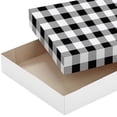 thumbnail image 6 of Medium Christmas Gift Boxes with Lids (12 Shirt Boxes, 3 Designs: Blue, Green, Red Plaid, Black Buffalo Check) for Christmas, Hanukkah, Birthdays, Father's Day, 6 of 6