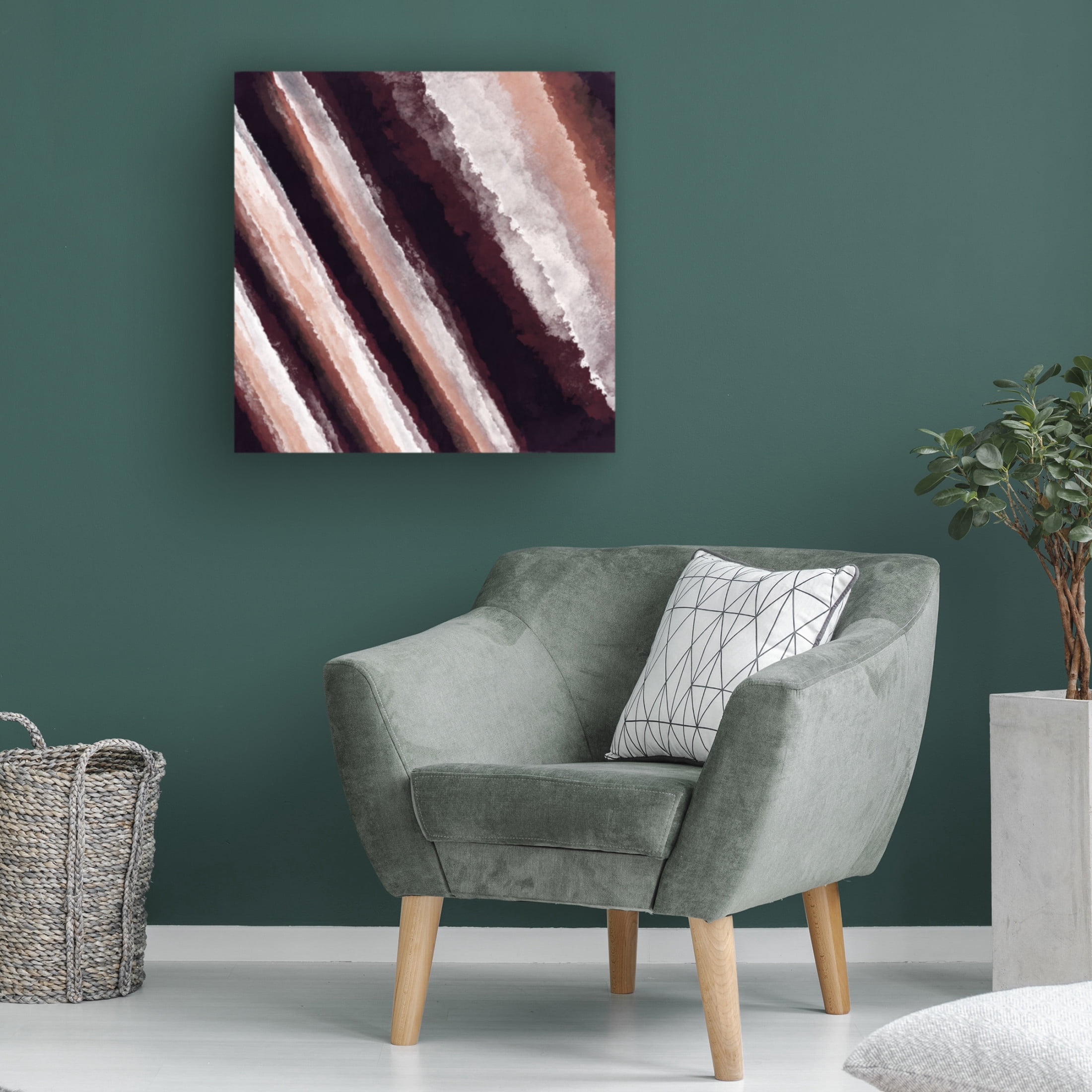 Trademark Fine Art Emel Tunaboylu Brown Abstract 2 Canvas Wall Art