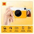 thumbnail image 2 of Kodak Printomatic Instant Print Camera - Portable Camera Prints on Zink 2x3" Photo Paper - Yellow, 2 of 7