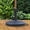 Bronze + Steel, variant on Decorative Bronze Resin Umbrella Base Stand 26 lbs for 1.5 1.89 Pole, Market Parasol Holder for Lawn Deck Backyard Garden, Easy Setup Patio Umbrella Stand