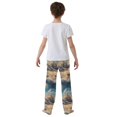 thumbnail image 4 of FORMRS Boys Pajama Pants with Pockets Size 6-8Y Kids Lounge Sleep Bottoms, Floating Whale, 4 of 8