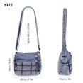 thumbnail image 4 of Spencer Women Crossbody Bag Denim Shoulder Purses Lightweight Handbag Travel Purses Bag for Women, Dark Blue, 4 of 11