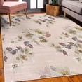 thumbnail image 3 of Floral Decorative Rug, Watercolor Shabby Form Nature Petals in Soft Tones Picture, Quality Carpet for Bedroom Dorm and Living Room, 6 Sizes, Rose Ecru, by Ambesonne, 3 of 4