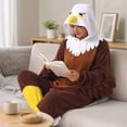 thumbnail image 5 of Adult Eagle Animal One-Piece Pajamas, Yellow Cosplay Onesie Sleepwear For Home Lounging, Costume Parties, Themed Events, Holiday Gatherings And Casual Indoor Wear For Adults, 5 of 8