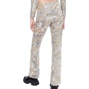 Maje womens Paneli Pant, T34, Silver