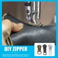 thumbnail image 4 of Miangastore 57Pcs Zipper Slider Replacements Multi-Purpose DIY Zipper Heads DIY Zipper Pulls Zipper Supplies, 4 of 9